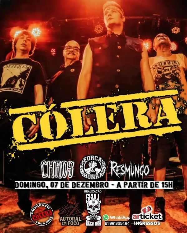 Oxigênio Cólera Tour 2025