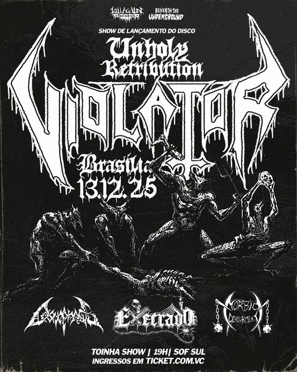 Show de Lançamento do disco Unholy Retribution